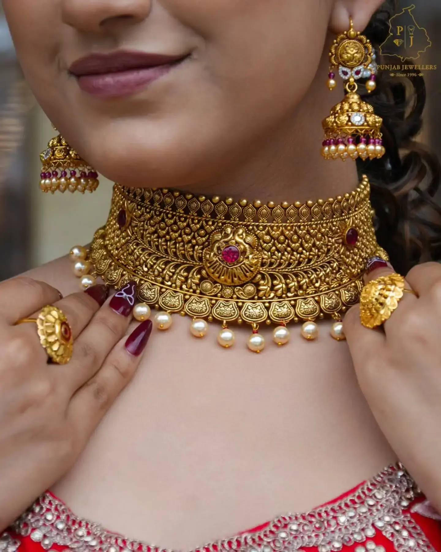 Jewelry model portrait